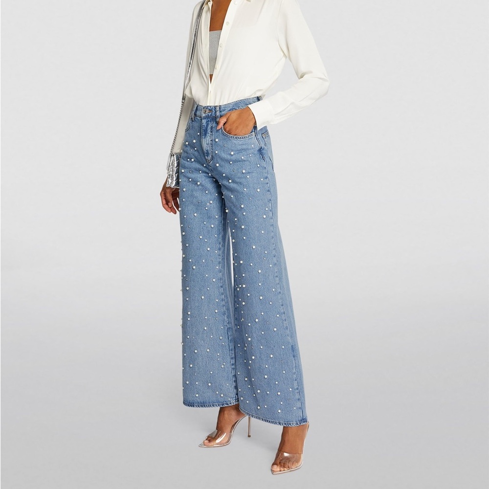 Maje Embellished Blue Jeans! Great condition. Size 34 basically a US 24/0, xs.